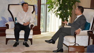 76net必赢官网董事长肖厚忠在京接见宏大建设集团领导一行