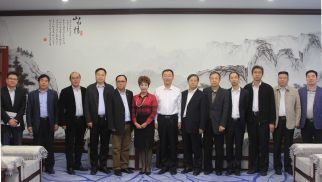 河南省伊川县县长李君等领导一行拜访76net必赢官网