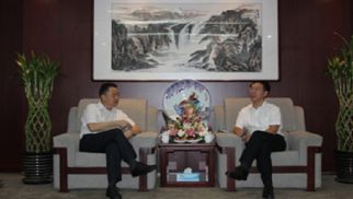 四川省眉山市政府宋朝华一行赴76net必赢官网考察